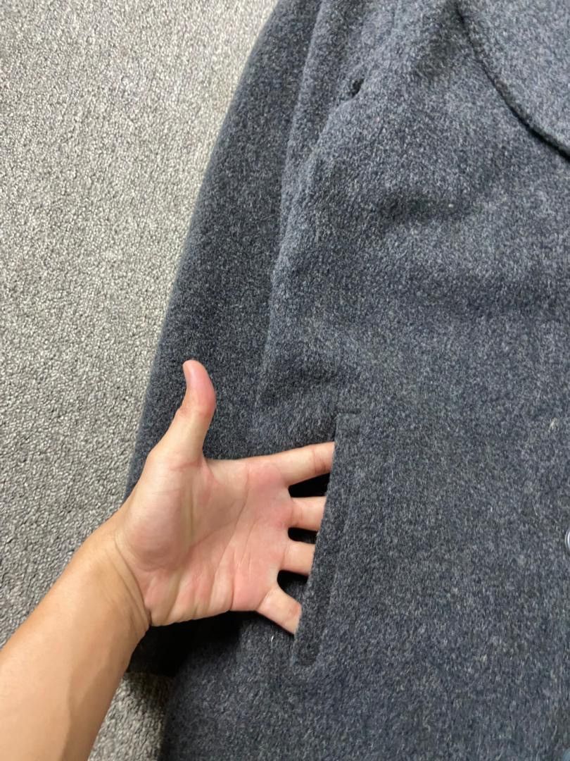 Schott Vintage SCHOTT Double Breasted Wool Long Coat (205) Size US S / EU 44-46 / 1 - 6 Thumbnail