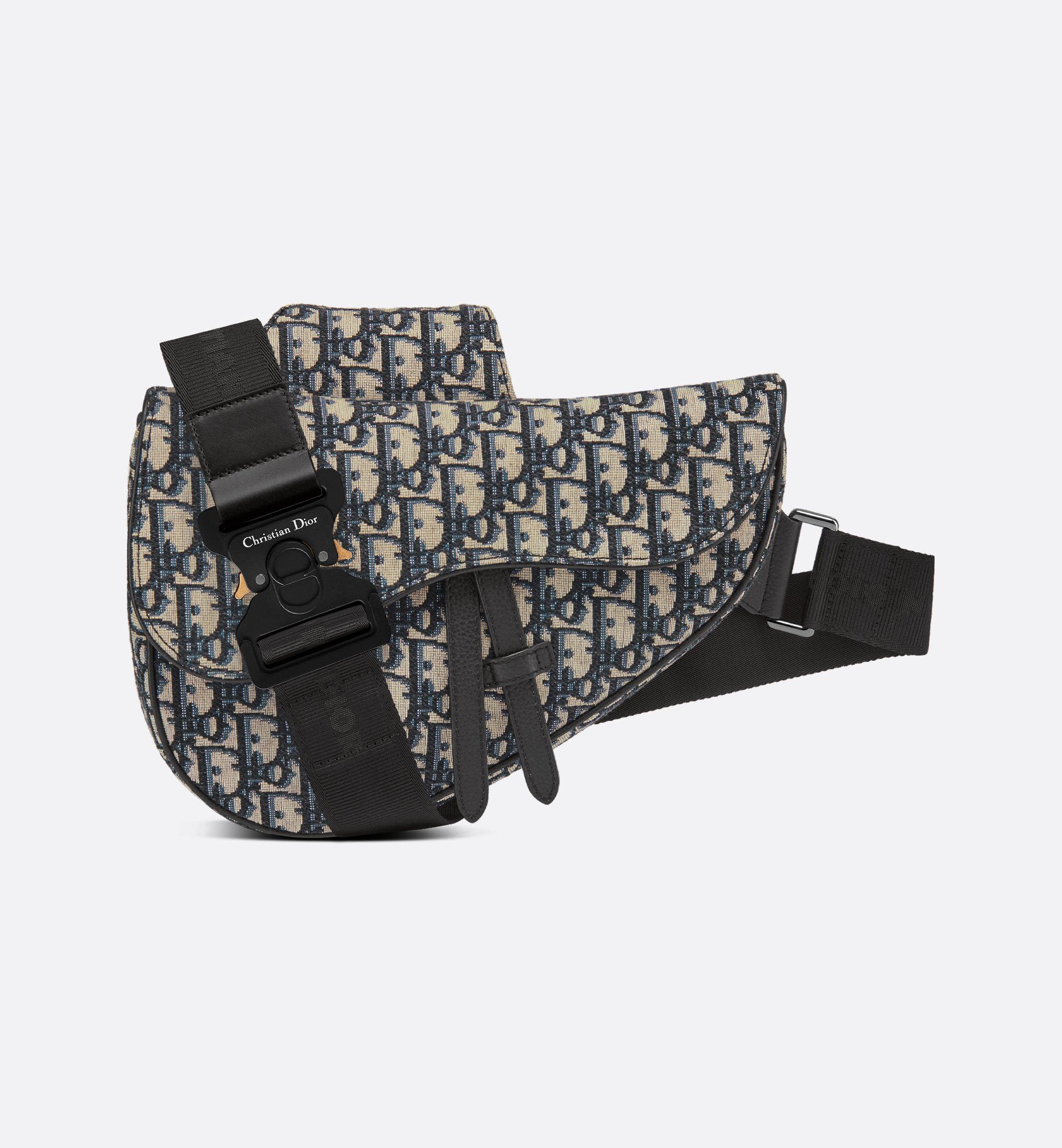 Dior DIOR Saddle Bag Beige And Black Dior Oblique Jacquard Size ONE SIZE - 1 Thumbnail