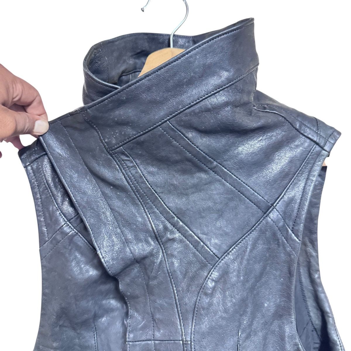 Julius FW2010 Julius Goth_ik; Leather Vest Hi-neck Size US S / EU 44-46 / 1 - 10 Thumbnail