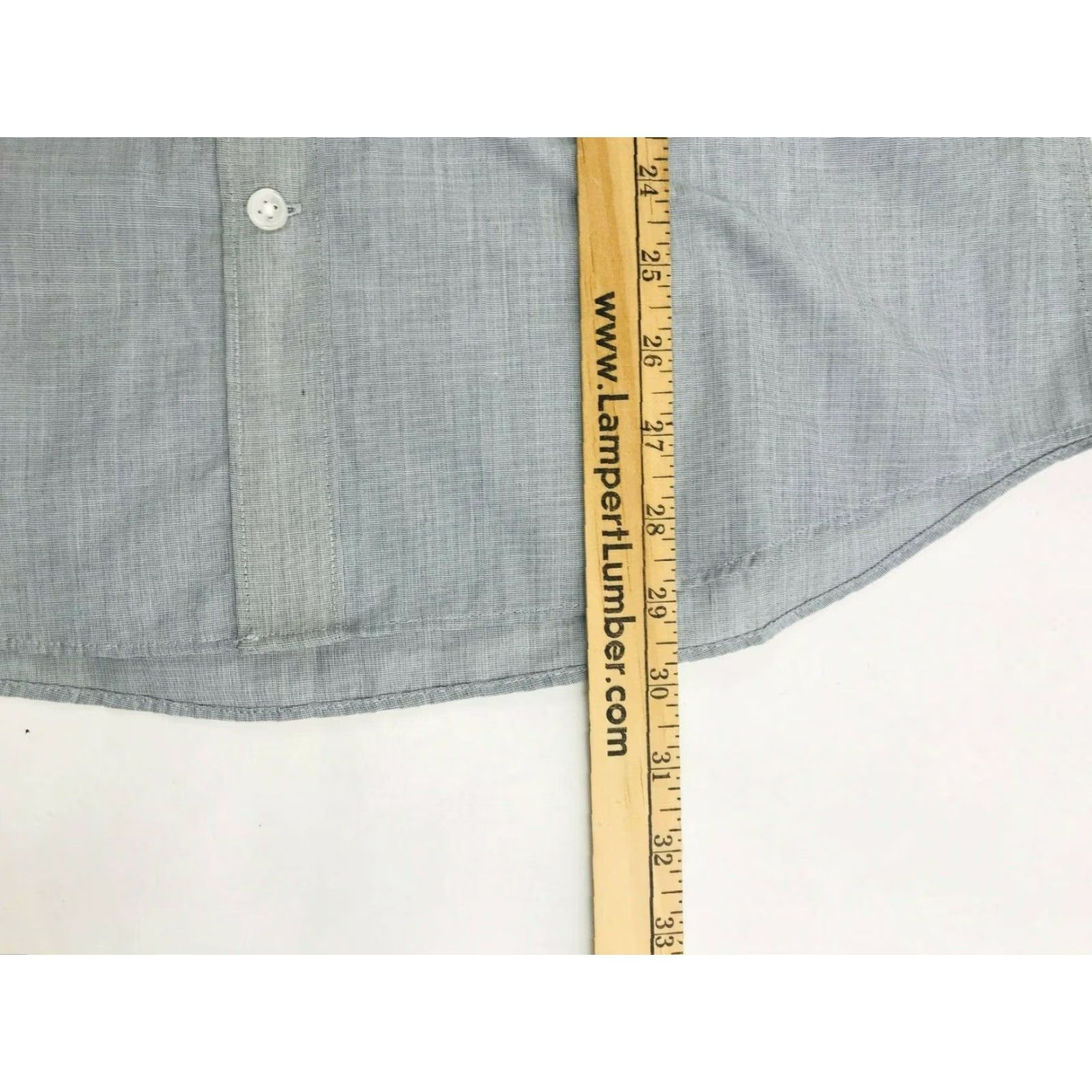 H&M H&M Button Up Shirt Long Sleeve Gray White Slim Fit Size Medium Mens Size US M / EU 48-50 / 2 - 4 Thumbnail