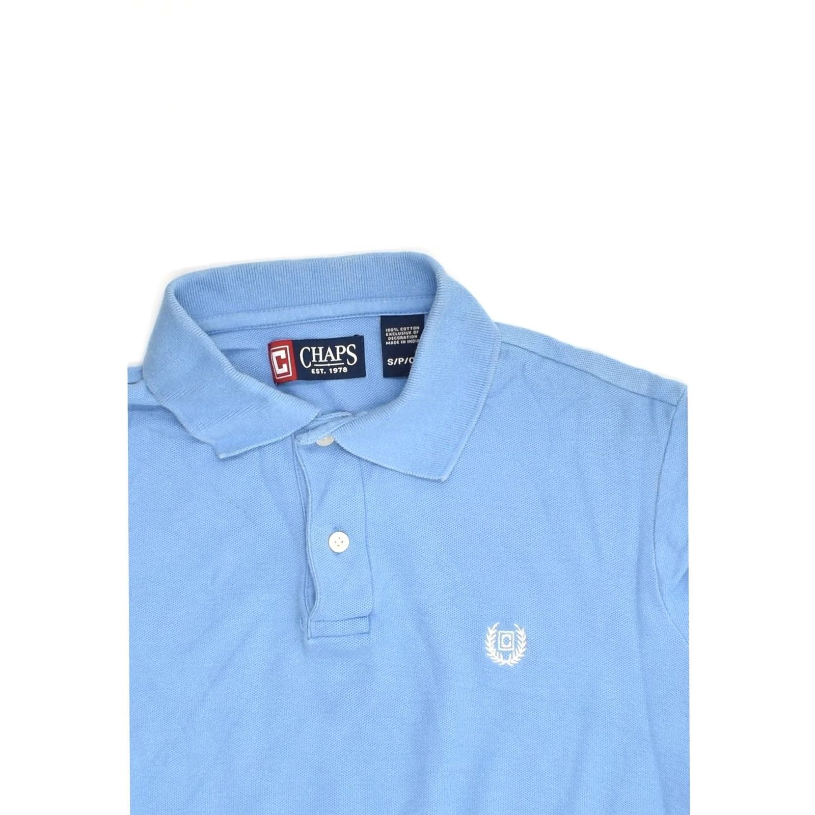 Chaps CHAPS Mens Polo Shirt Small Blue Cotton AQ76 Size US S / EU 44-46 / 1 - 4 Thumbnail