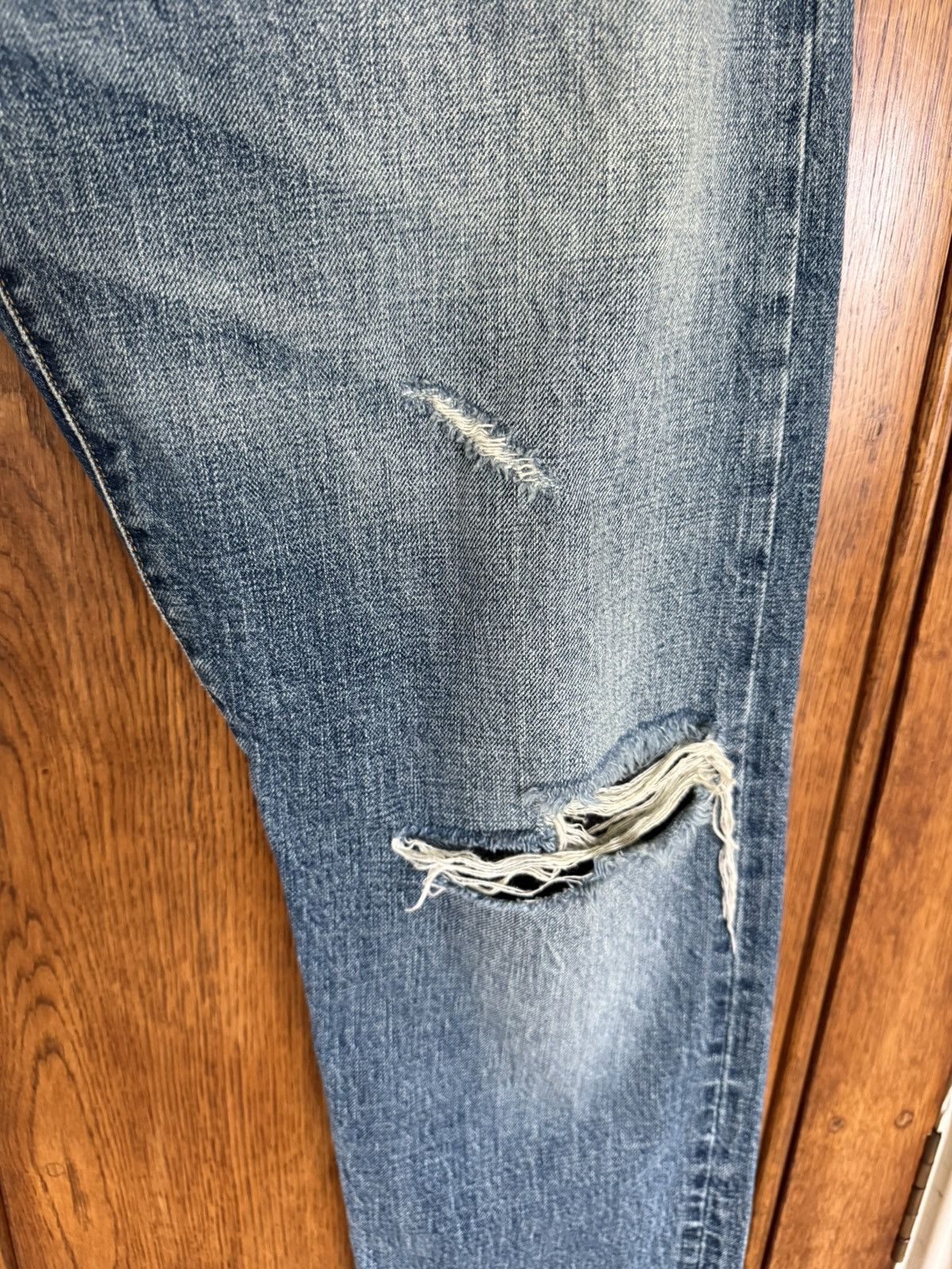 Saint Laurent Paris Saint Laurent ss16 selvedge d10 jeans surf sound 36 crash Size US 36 / EU 52 - 15 Thumbnail