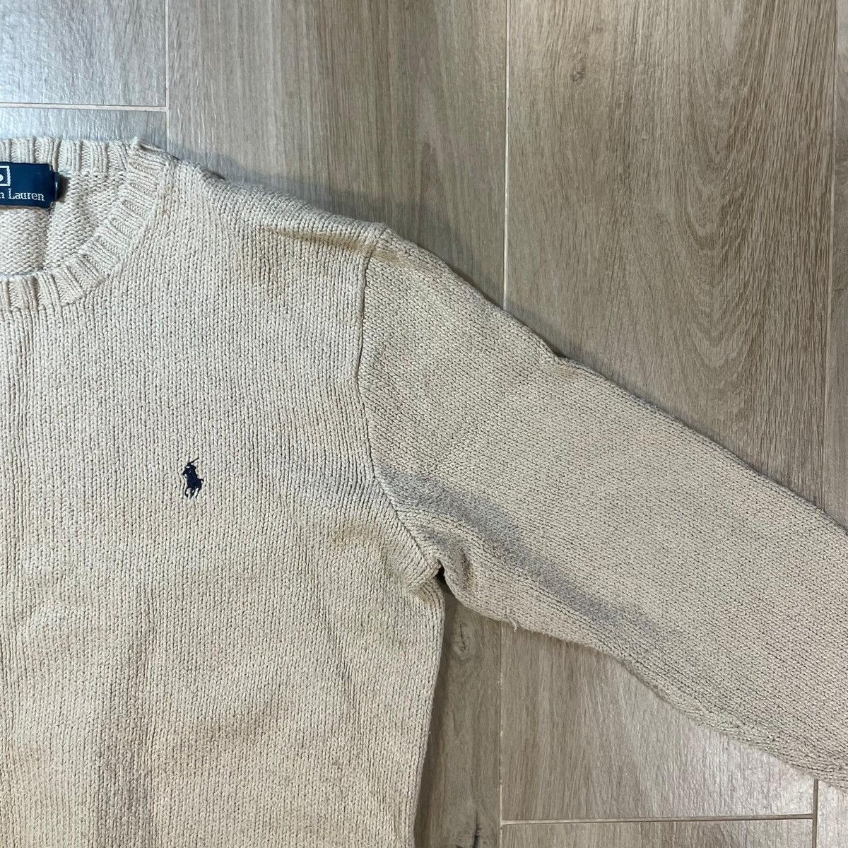 Polo Ralph Lauren Cream Polo Ralph Lauren jumper sweater casual old money Size US M / EU 48-50 / 2 - 3 Thumbnail