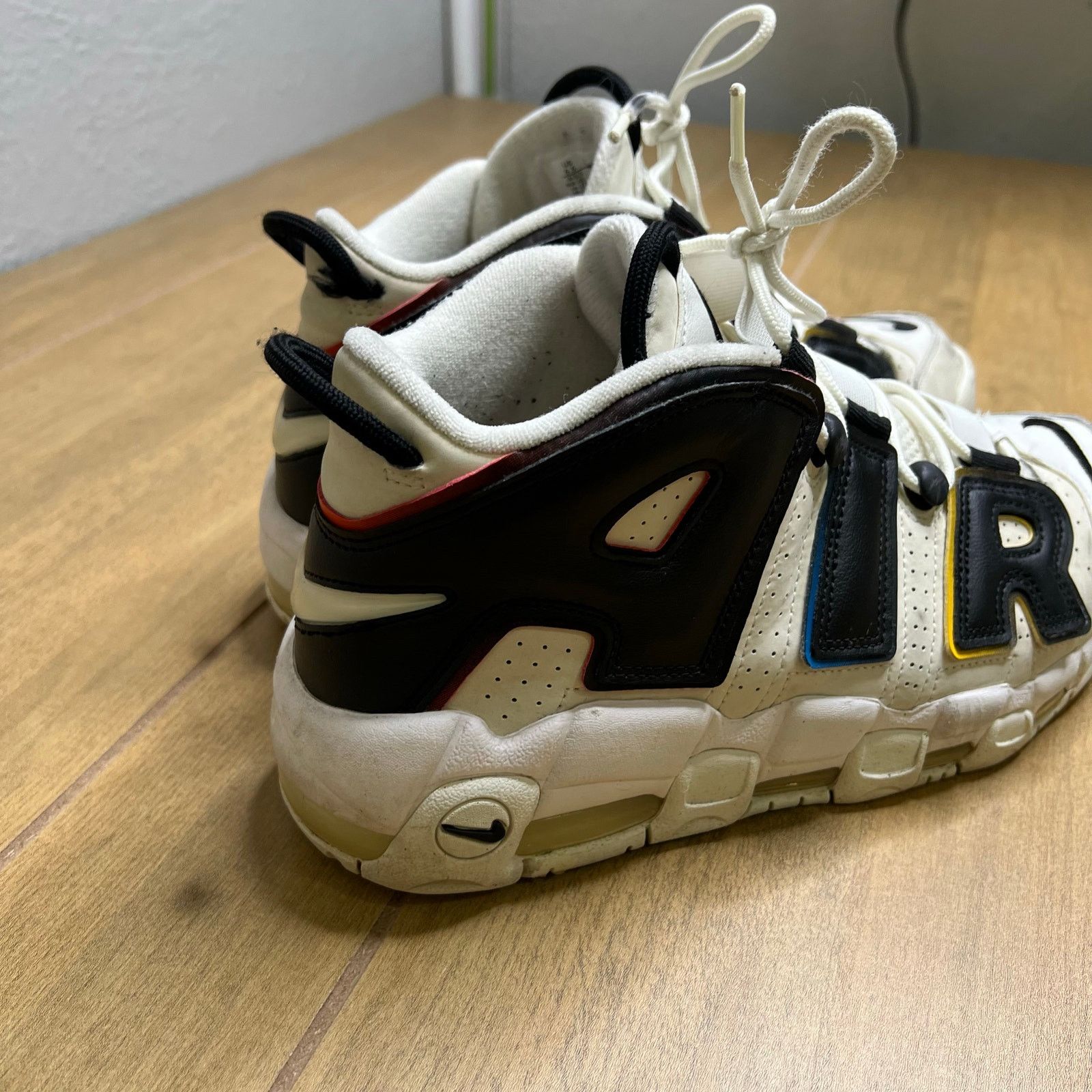 Nike Nike Air More Uptempo 96 White Black Multi Men’s Size 9.5 Size US 9.5 / EU 42-43 - 10 Thumbnail