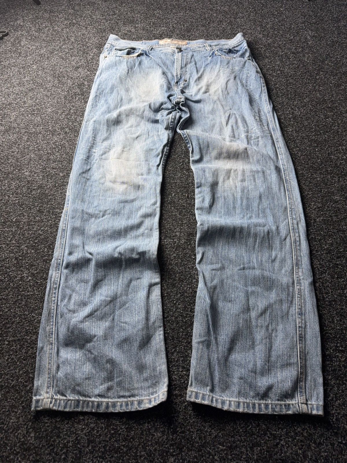 No Fear Vintage 90s No Fear Retro Y2K Baggy Denim pants jeans Size US 37 - 1 Thumbnail