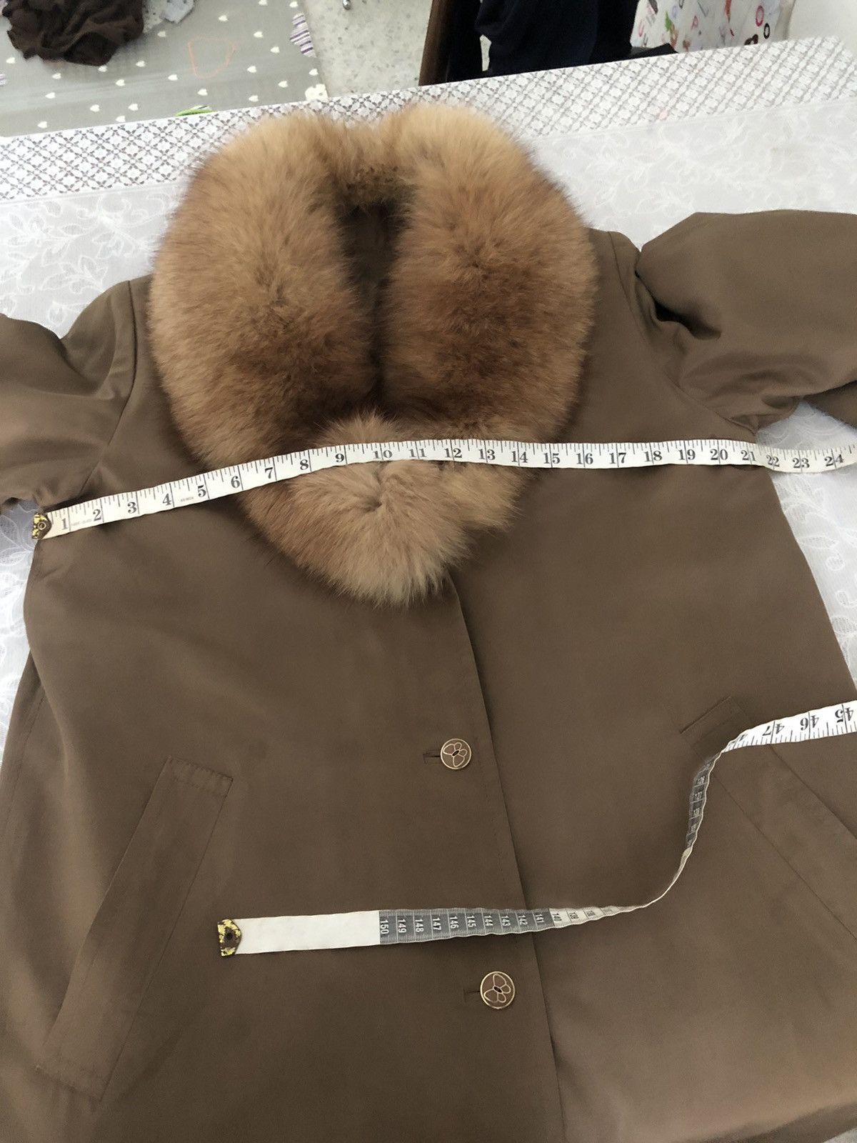 Japan Made🔥 Hanae Mori Fourrure Fur Long Coat