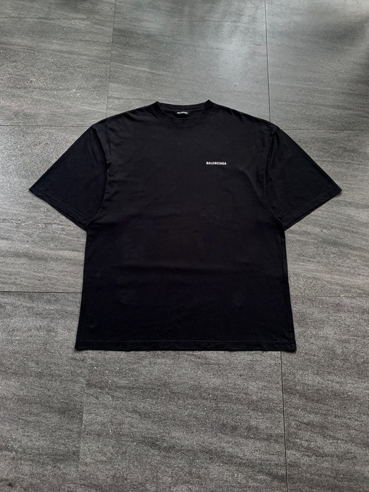 Balenciaga FREE TAX! Defile Logo tee Size US M / EU 48-50 / 2 - 2 Thumbnail