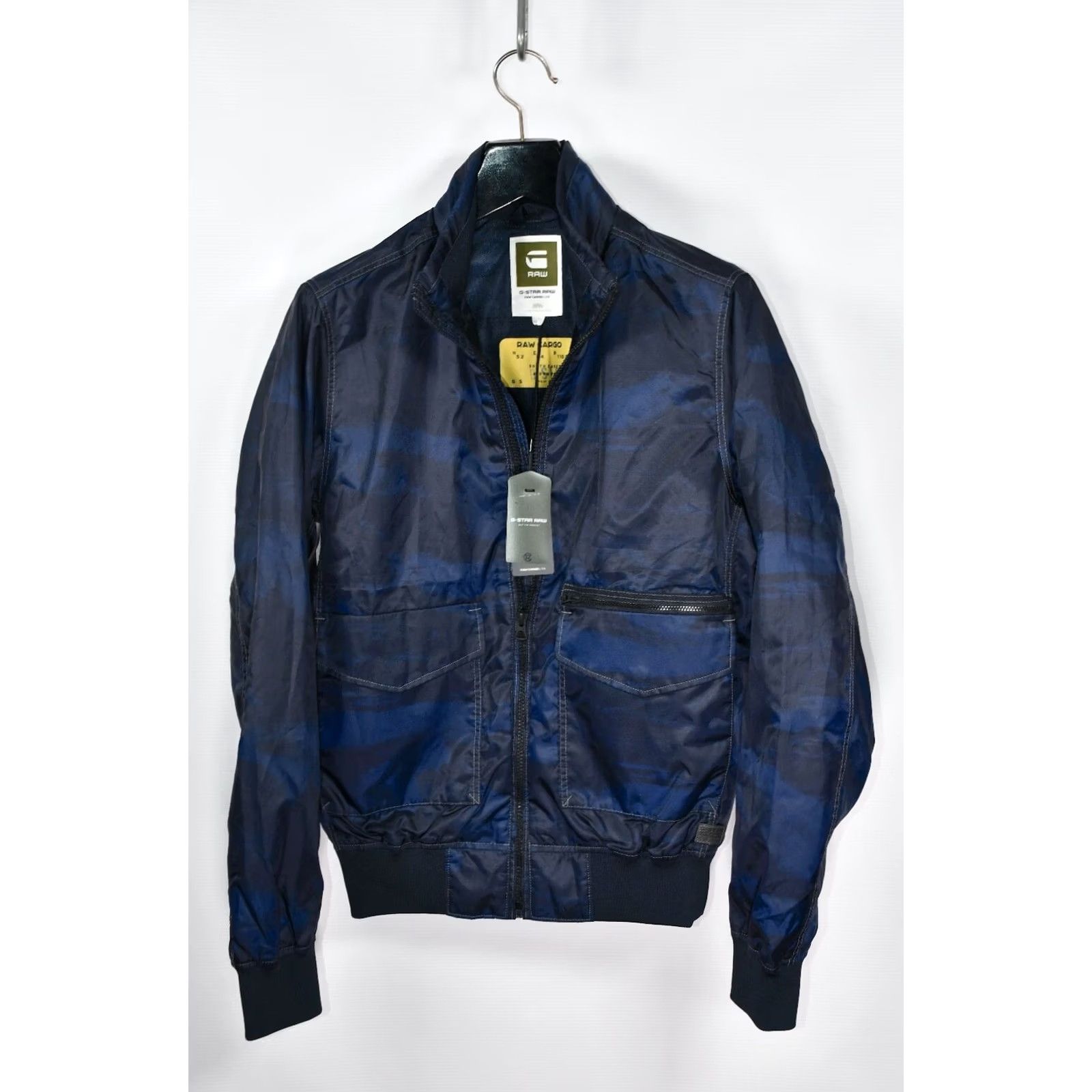 G-Star G-Star TROUPMAN BOMBER MAZARINE BLUE WAVE CAM PUOLOR CAMO SIZE M Jacket Men Size US M / EU 48-50 / 2 - 4 Thumbnail