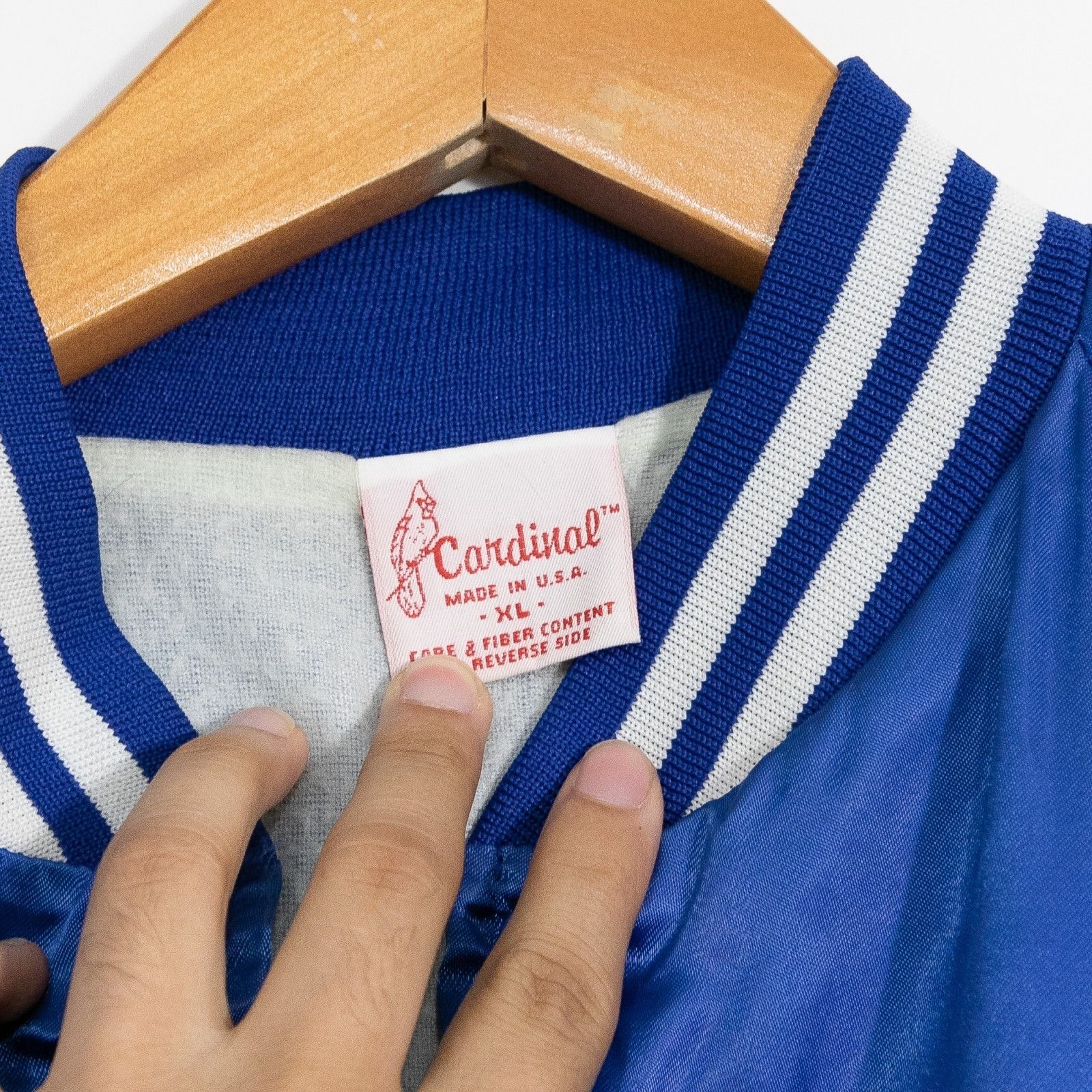 Vintage Vintage Bellmore Merrick Baseball Satin Bomber Jacket XL Size US XL / EU 56 / 4 - 11 Thumbnail