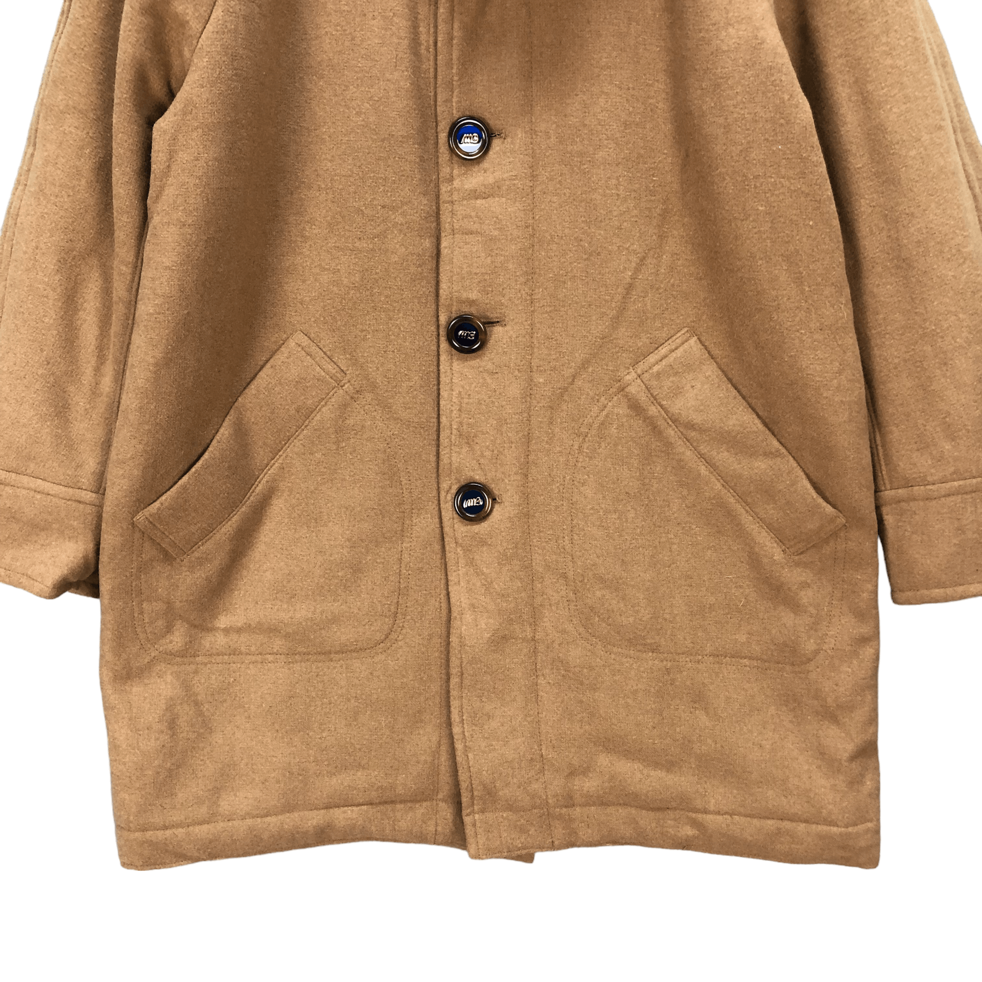 Issey Miyake MERCIBEAUCOUP ISSEY MIYAKE BROWN COAT #6266-57 Size US S / EU 44-46 / 1 - 3 Thumbnail