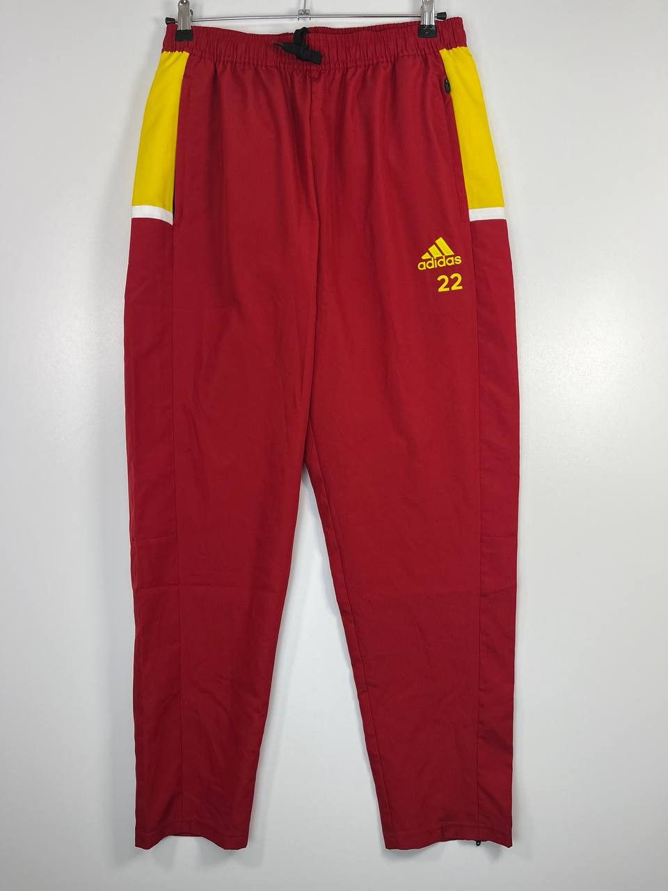 Adidas Adidas Track Pants Red Lightweight Training Pants Size M Size US 40 / EU 56 - 1 Thumbnail