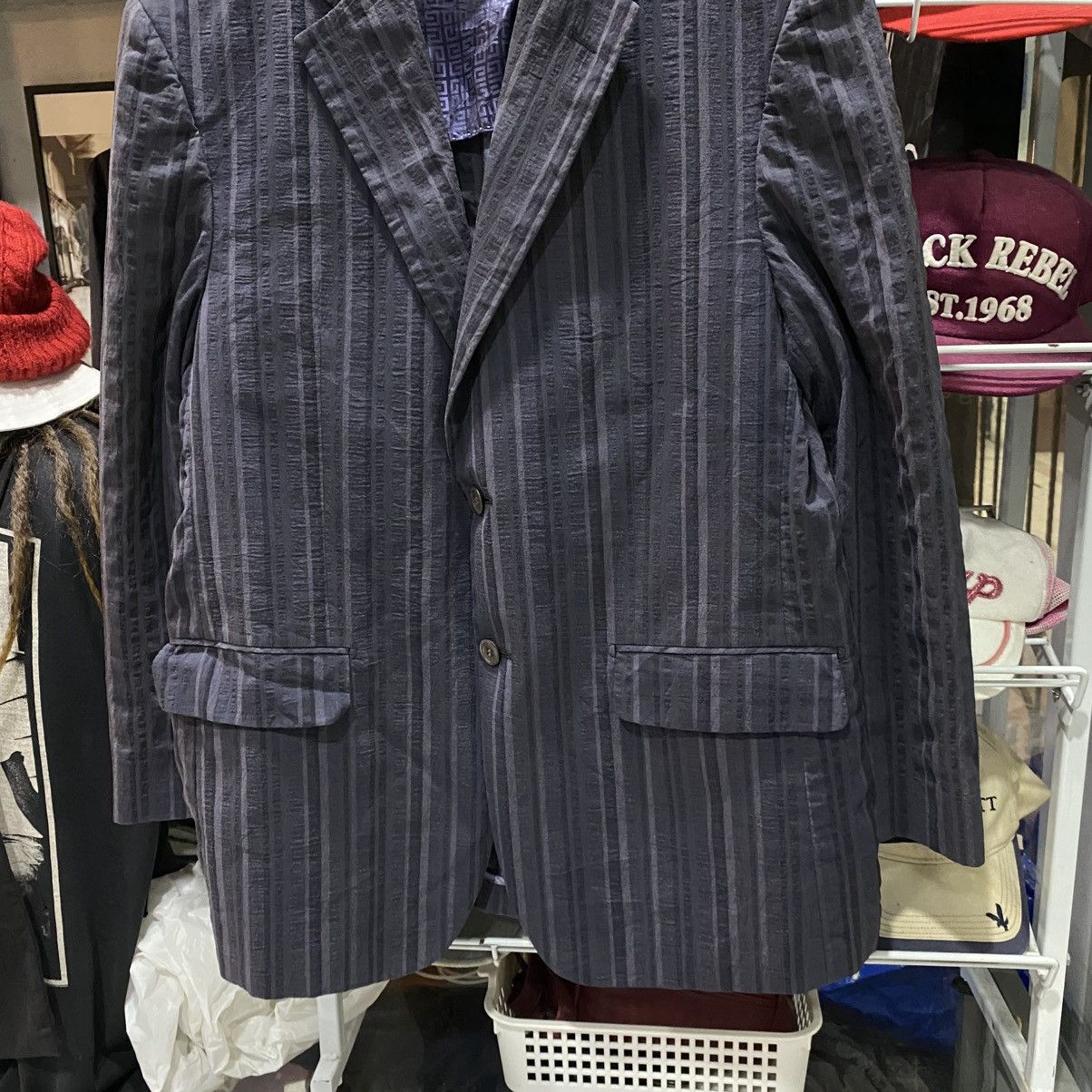Givenchy Givenchy men vintage stripe blazer coat Size 48L - 5 Thumbnail