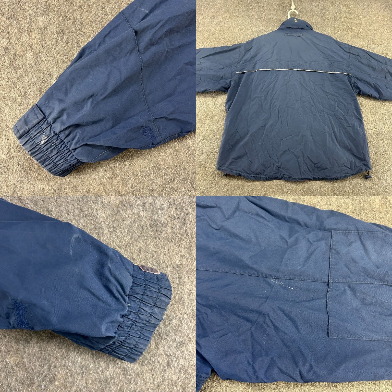 Vintage Hook & Tackle Jacket Mens 2XL Blue Navy Full Zip 50 UPF Sun Protection Workwear Windbreaker Jacket Men Size US XXL / EU 58 / 5 - 10 Thumbnail