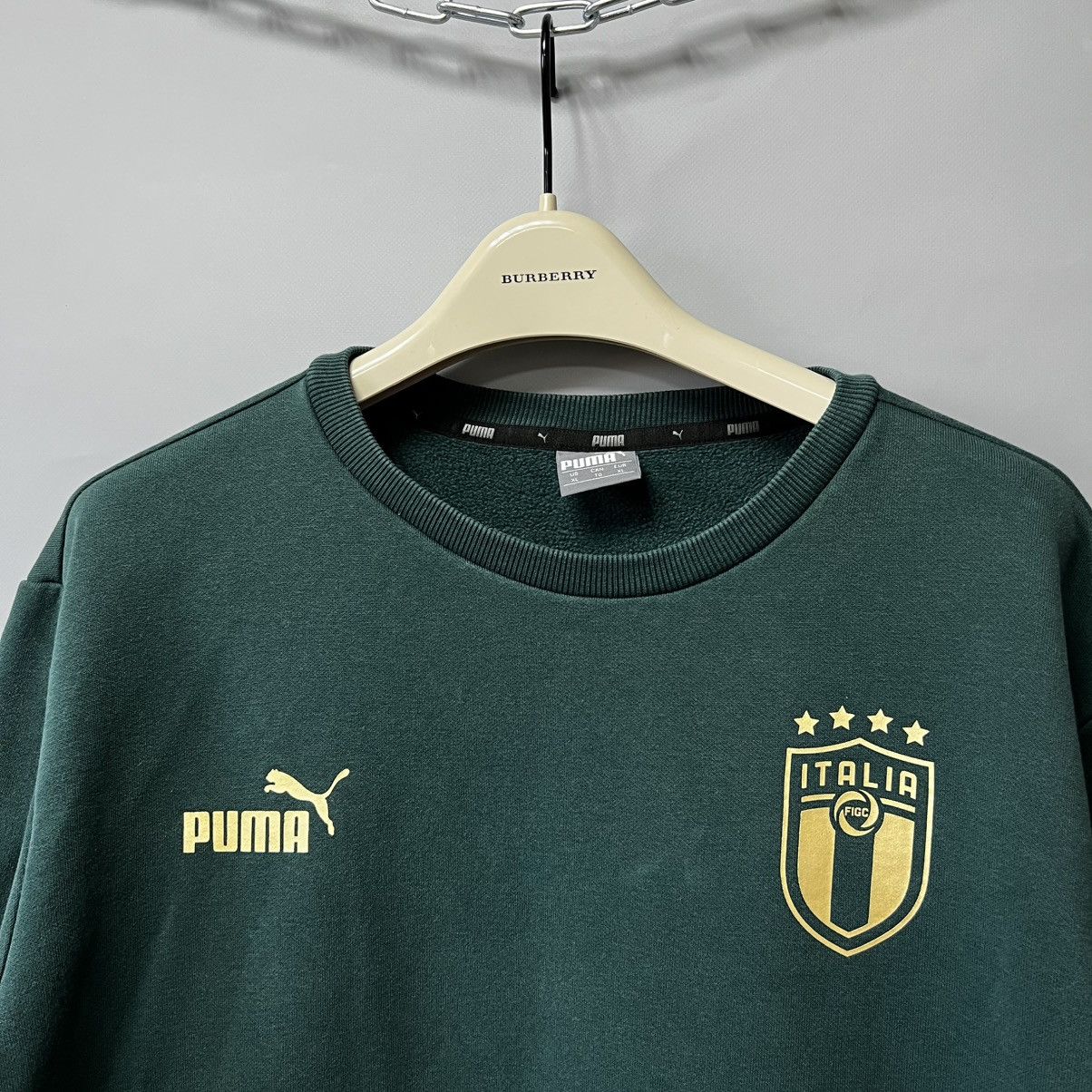 Puma Italy National Team Puma Crewneck Sweatshirt Soccer Football Size US XL / EU 56 / 4 - 12 Thumbnail