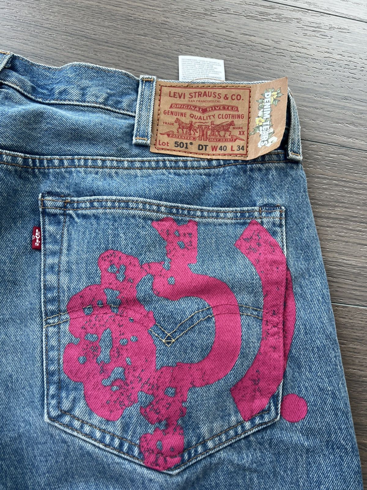 DENIM TEARS BSTROY x DENIM TEARS LEVIS Size US 40 / EU 56 - 3 Thumbnail