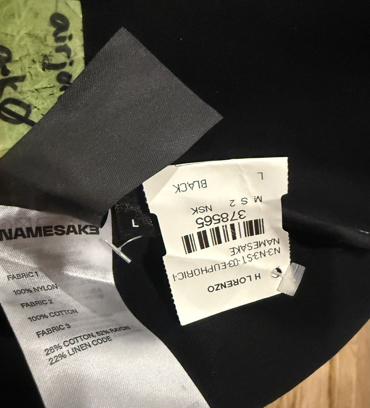 NAMESAKE NAMESAKE EUPHORIC BLACK BILL WARM UP LAYERED SHIRT Black Size US L / EU 52-54 / 3 - 20 Thumbnail
