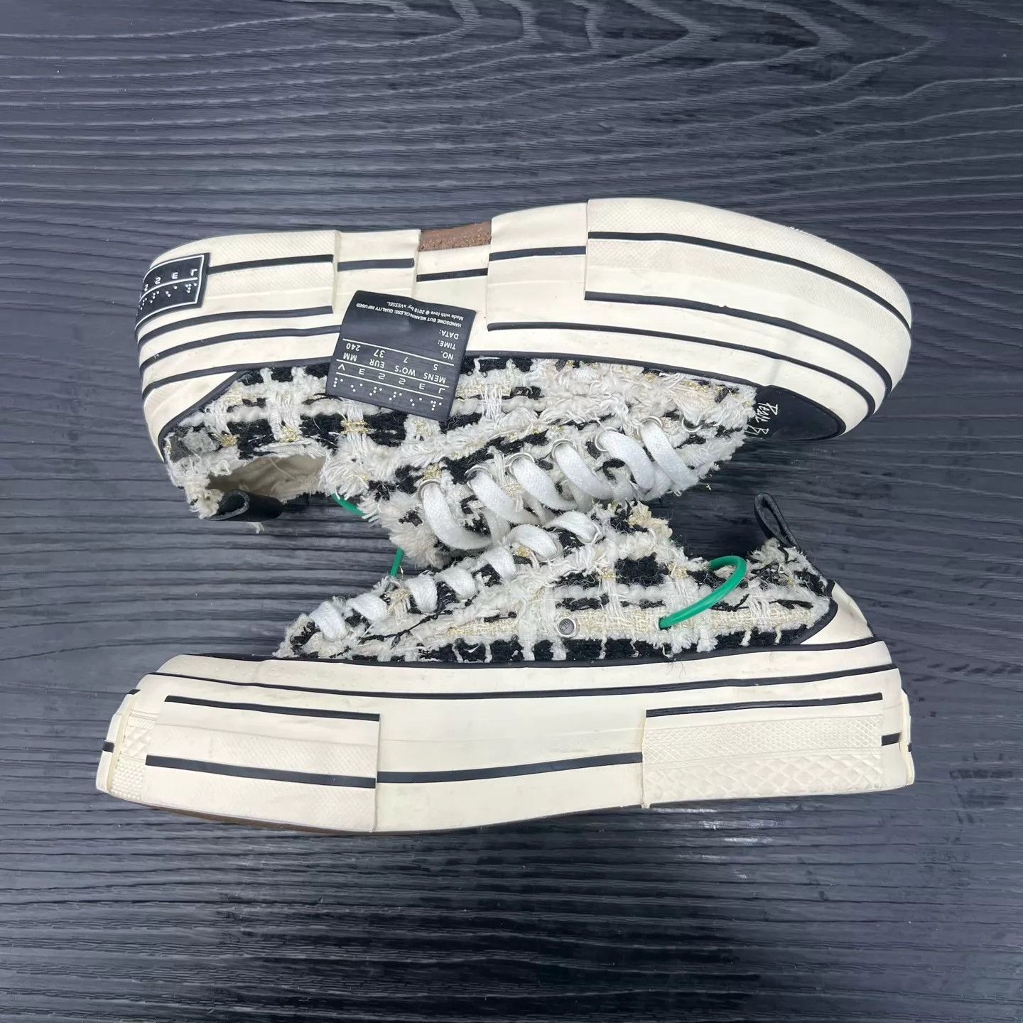 Other Vanness Wu Chanel style black white 37 shoes Size US 6.5 / IT 36.5 - 3 Thumbnail