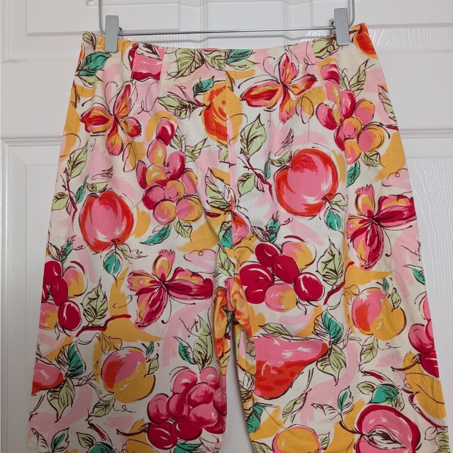 Talbots Talbots Fruit Pants Womens Size 10 Pink Butterfly 90s Size 32" / US 10 / IT 46 - 8 Thumbnail