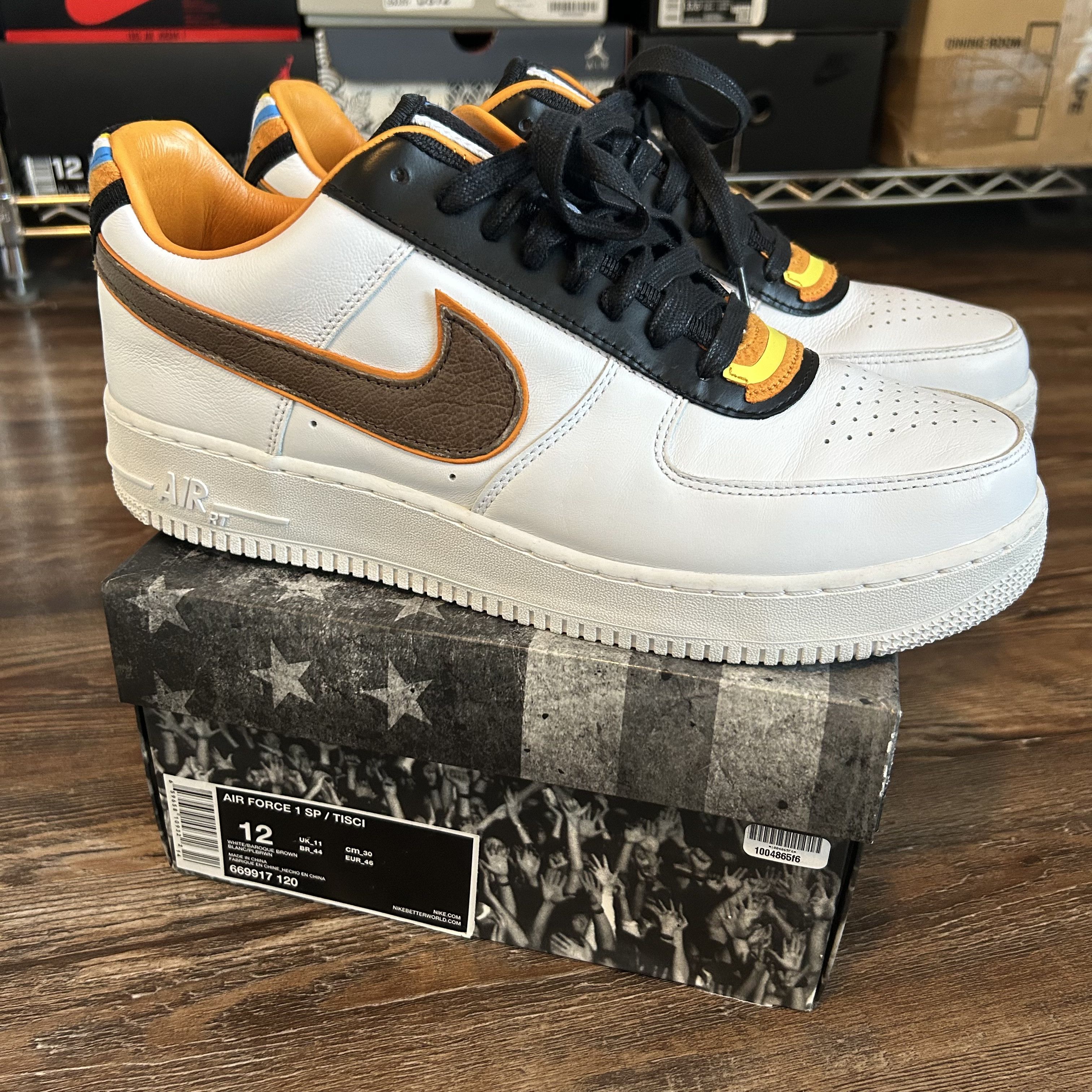 image of Og Nike Air Force 1 X Riccardo Tisci Low Shoes in White, Men's (Size 12)