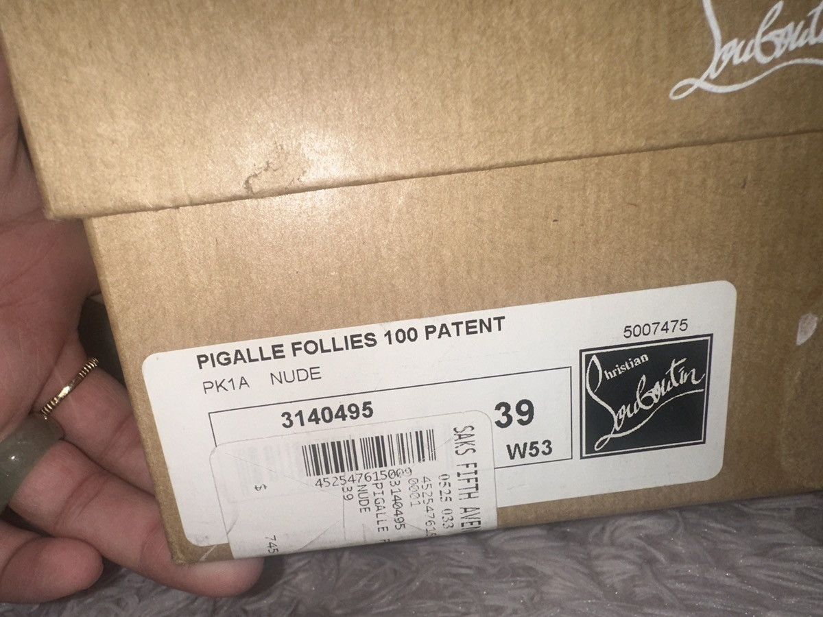 Christian Louboutin Christian Louboutin Pigalle Follies 100 Patent Size US 9 / IT 39 - 8 Thumbnail