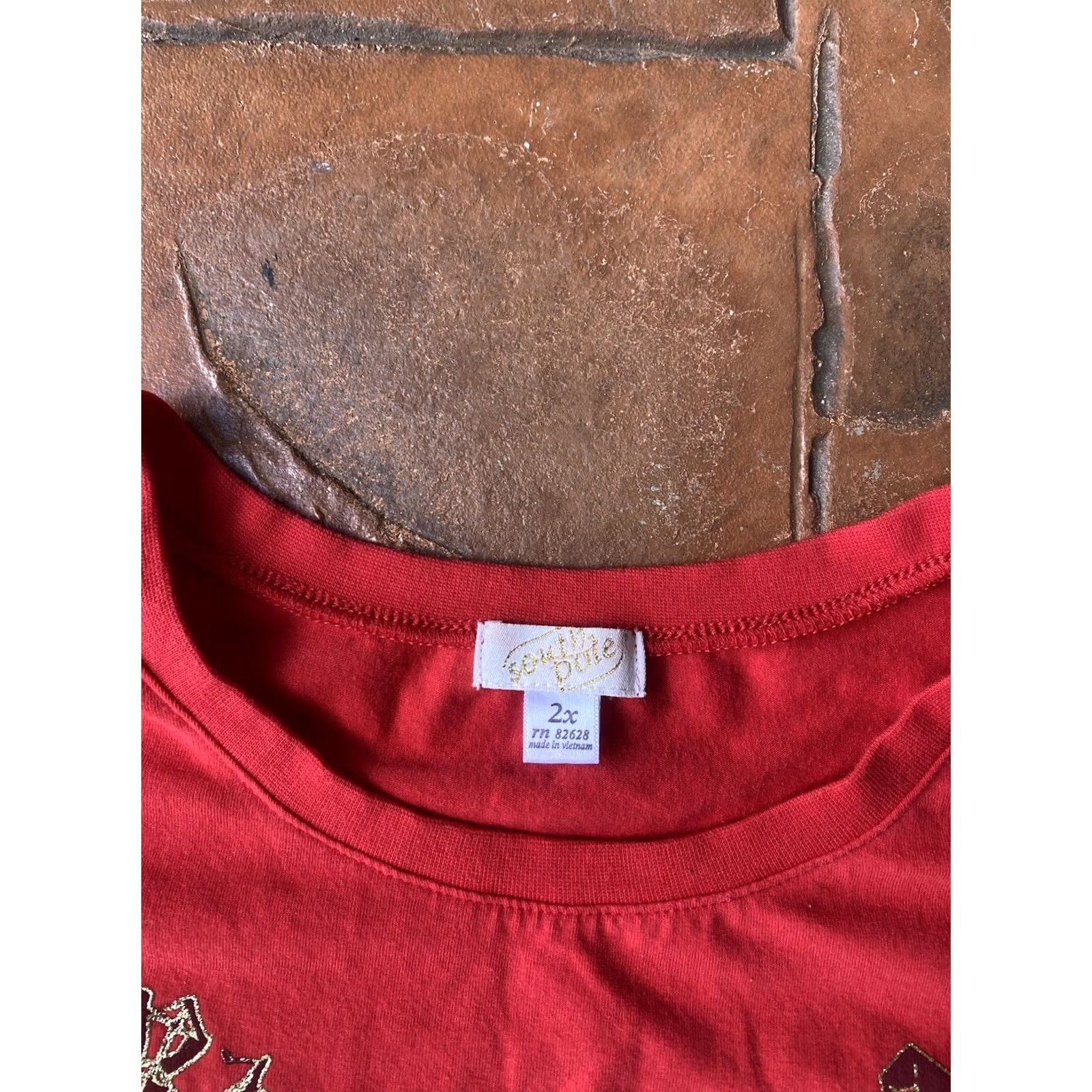 Southpole VINTAGE Southpole Shirt Womens 2X Red Grunge Y2K Vintage Shirt Top Casual Short Sleeve Mens Womens Girls Size XXL / US 16-18 / IT 52-54 - 2 Thumbnail