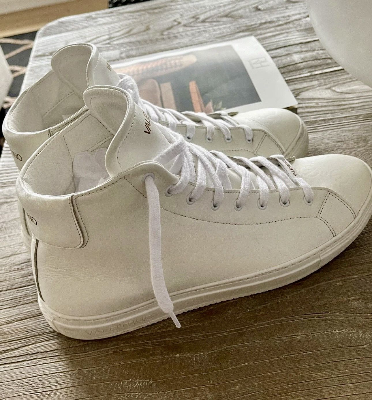 Valentino Valentino leather sneakers Size US 10.5 / EU 43-44 - 5 Thumbnail