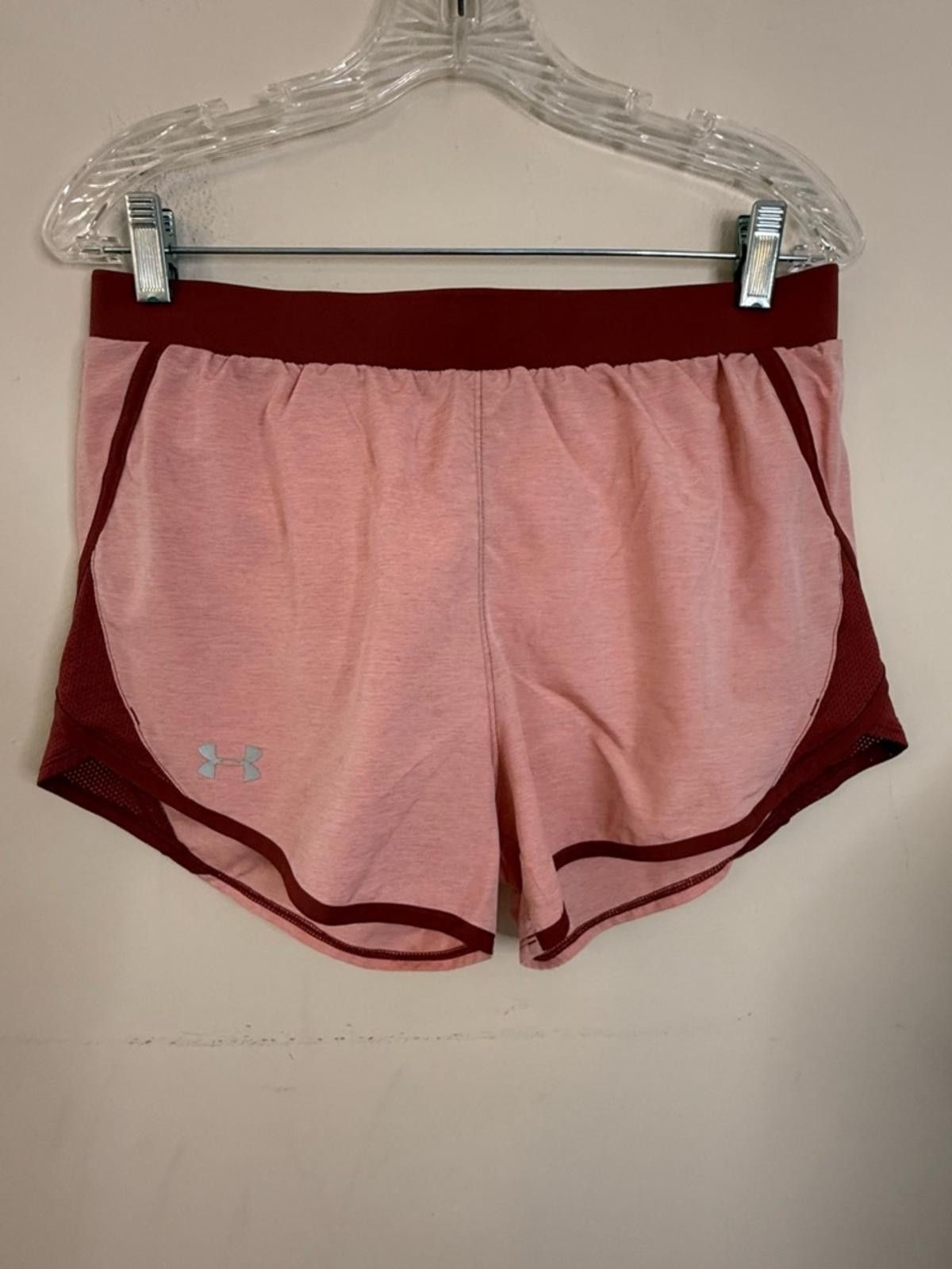 Under Armour Under Armour loose athletic shorts pink burgundy lined SZ M Size 32" / US 10 / IT 46 - 1 Thumbnail