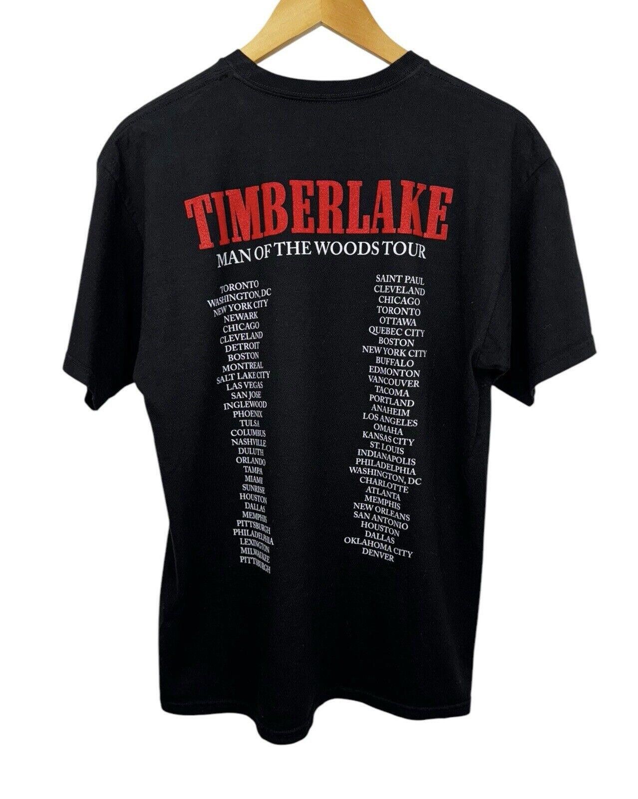 Designer Justin Timberlake Tour Merch Concert Pop Band Tee Shirt L Size US L / EU 52-54 / 3 - 2 Thumbnail