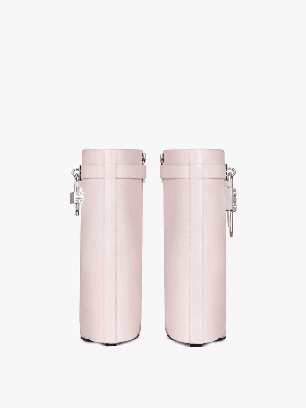 Givenchy o1srvl11e0525 Shark Lock Ankle Boots 90mm in Light Pink Size US 9.5 / IT 39.5 - 7 Thumbnail