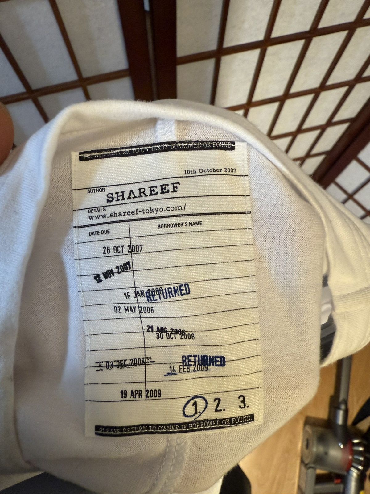 SHAREEF Shareef Oversized T-Shirt Size US S / EU 44-46 / 1 - 6 Thumbnail