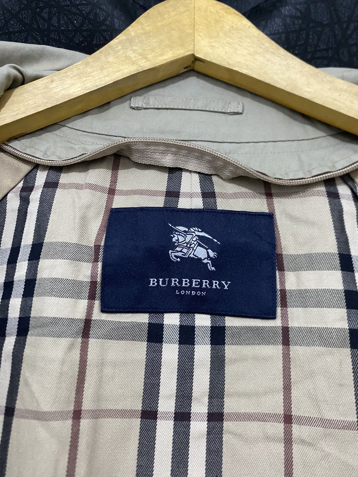 Burberry Burberry Nova Check Trench Coat Jacket Size US L / EU 52-54 / 3 - 6 Thumbnail