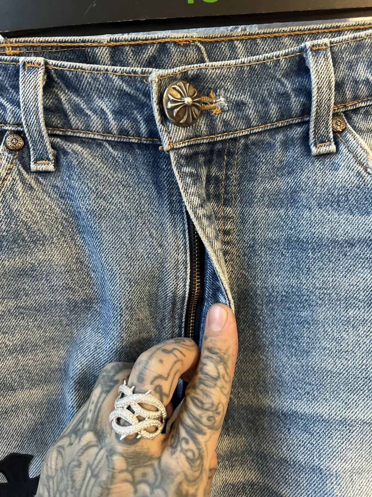 Chrome Hearts Chrome Hearts Levi cross patch shorts SICK Size US 34 / EU 50 - 2 Thumbnail