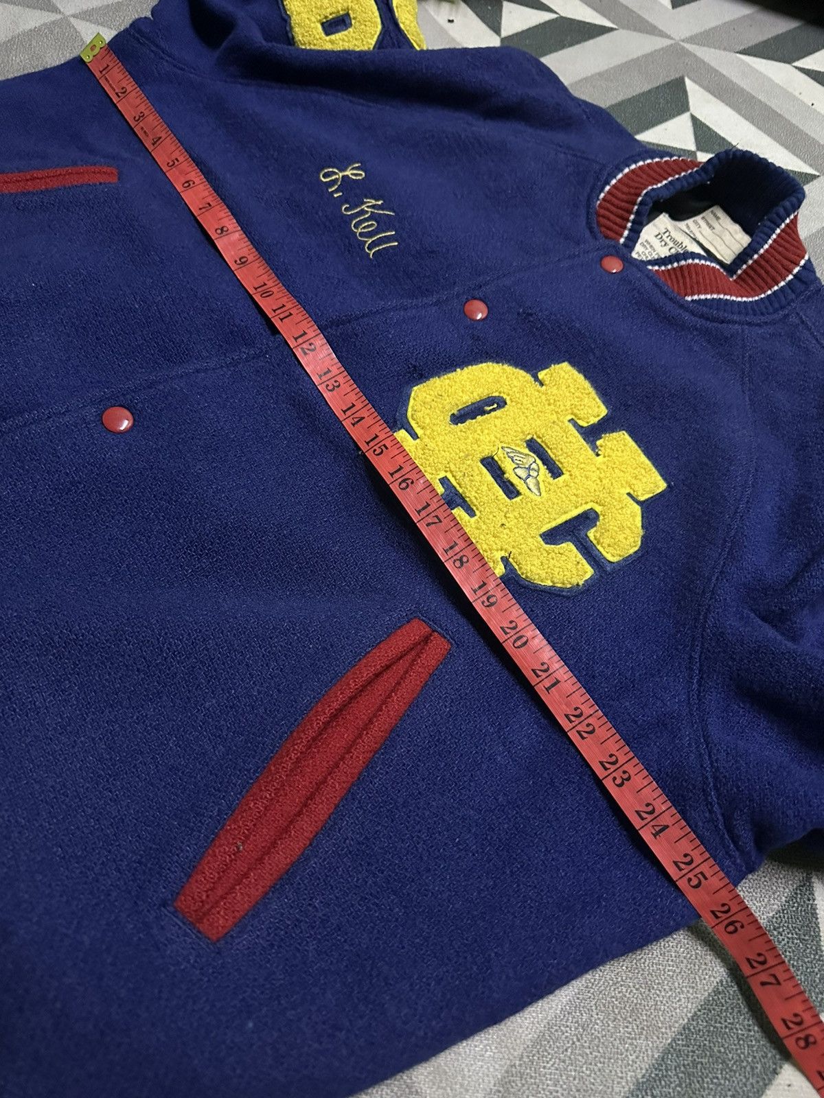 Vintage Vintage 80s Houston varsity jacket Size US M / EU 48-50 / 2 - 12 Thumbnail