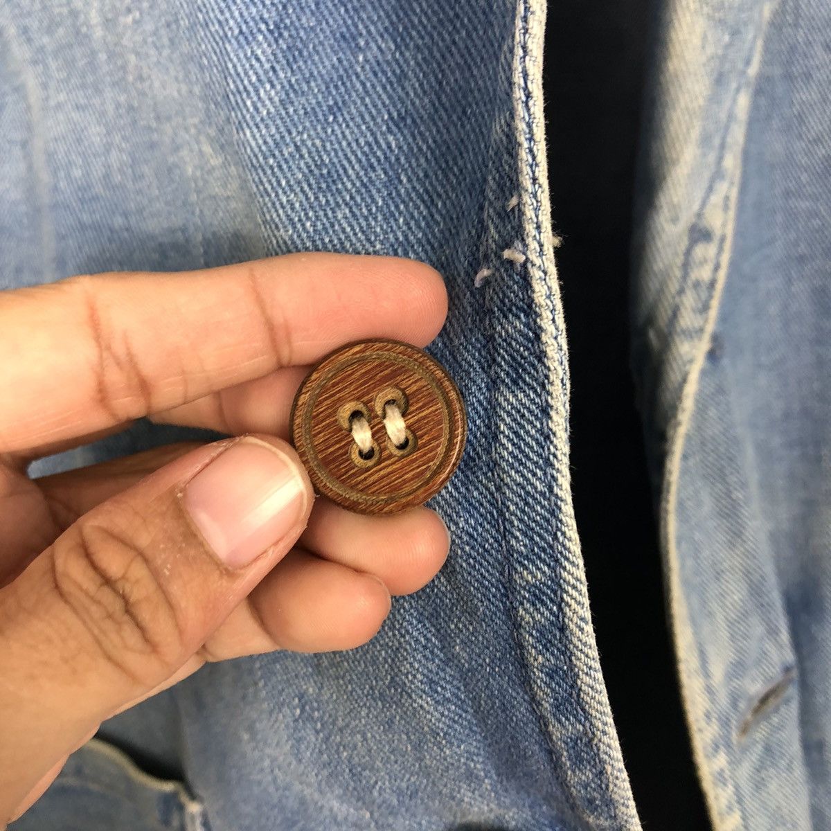 Japanese Brand 📌Vintage Chore Worker Denim Jacket Biker Bobsons Usa Size US S / EU 44-46 / 1 - 17 Thumbnail