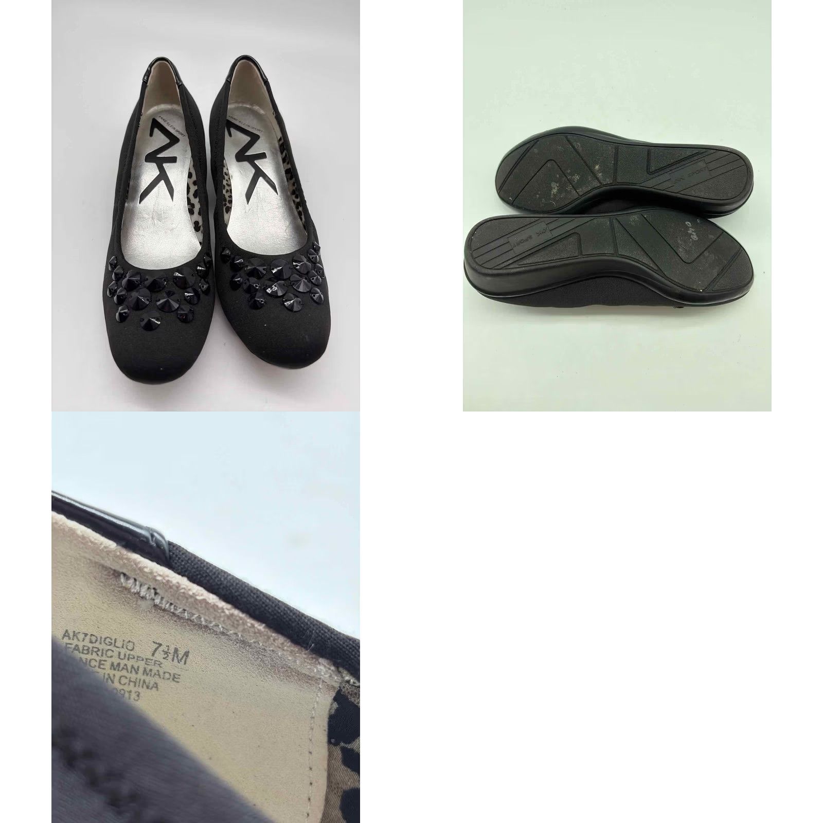 Anne Klein Anne Klein Black Size 7.5 Wedge Heels Size US 8 / IT 38 - 9 Thumbnail