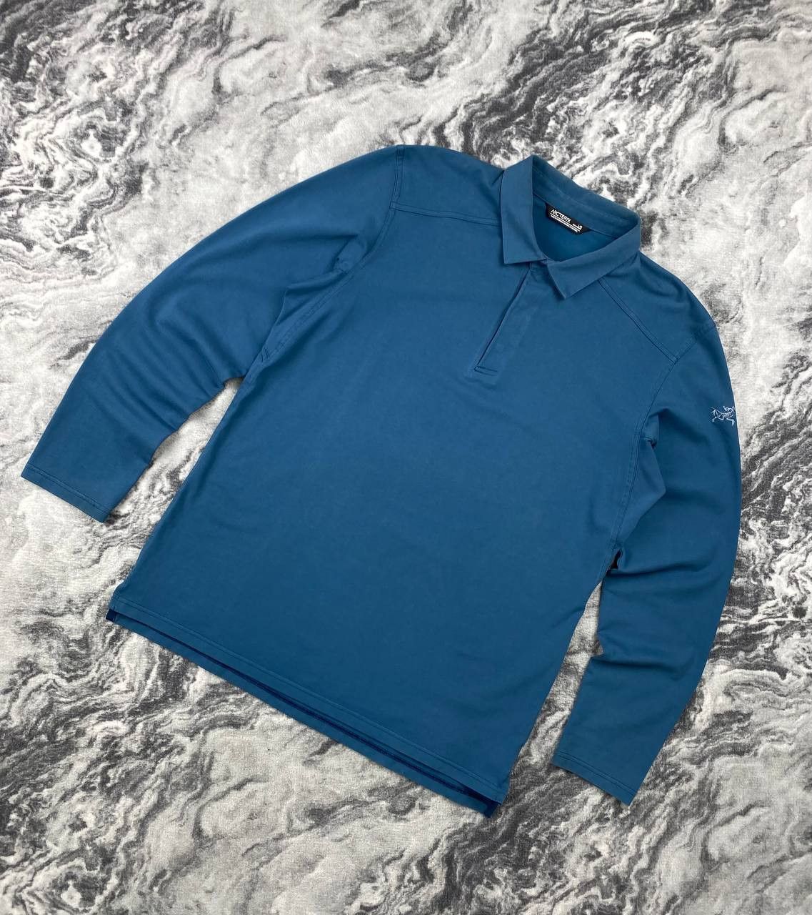 Arc'teryx Arc'teryx Captive LS Polo Long Sleeve Men Size L Blue Size US L / EU 52-54 / 3 - 1 Thumbnail