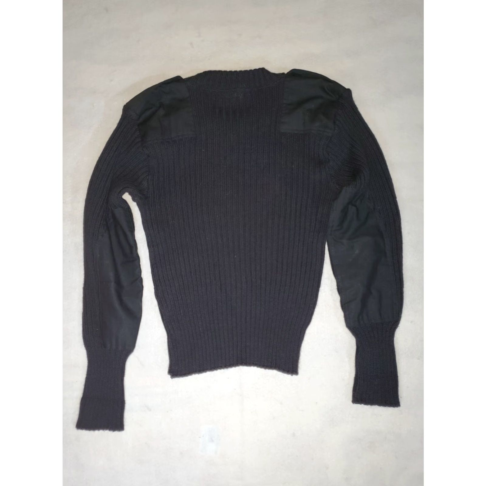 Vintage VINTAGE Brigade Quartermasters The Woolly Pully Black Wool Tactical Sweater 36 Size US M / EU 48-50 / 2 - 5 Thumbnail