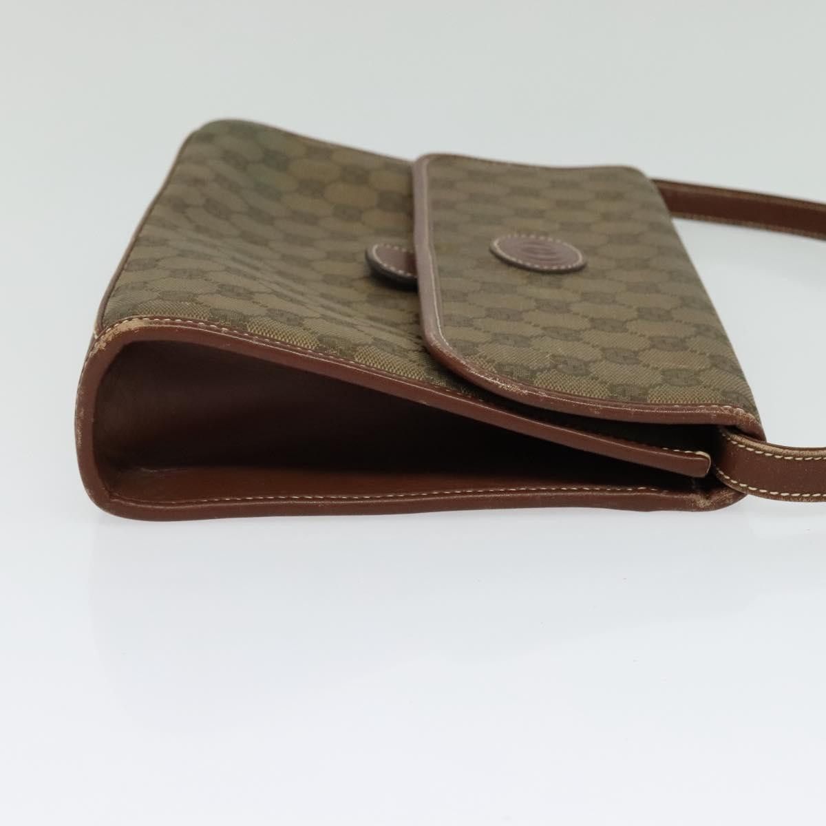 Gucci GUCCI GG Canvas Shoulder Bag Brown Gold 004 49 004 49 Size ONE SIZE - 5 Thumbnail