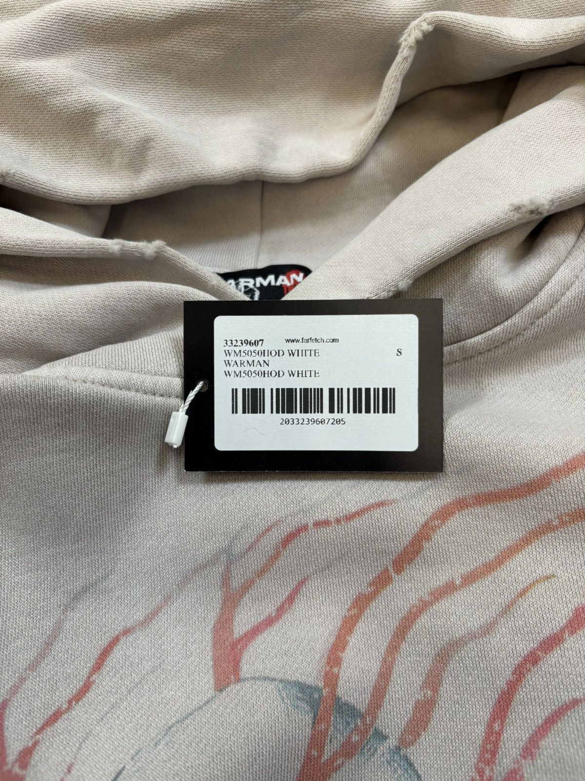 Other Warman Skeleton in Pain Graphic Hoodie, White Size US S / EU 44-46 / 1 - 11 Thumbnail
