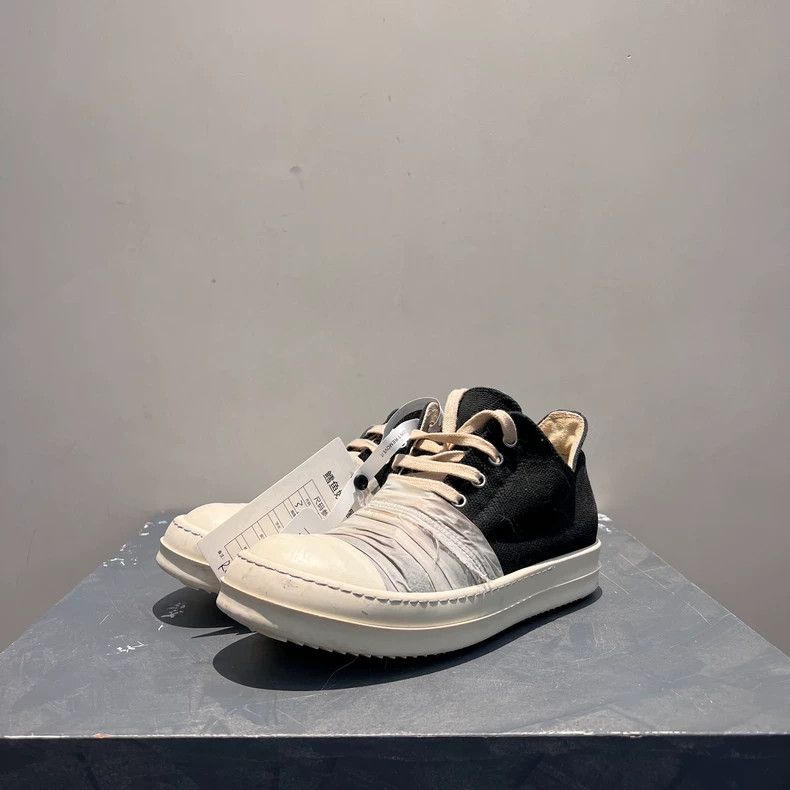 Rick Owens Rick Owens Double line low-cut silk lacing large Converse b Size US 6.5 / IT 36.5 - 1 Thumbnail