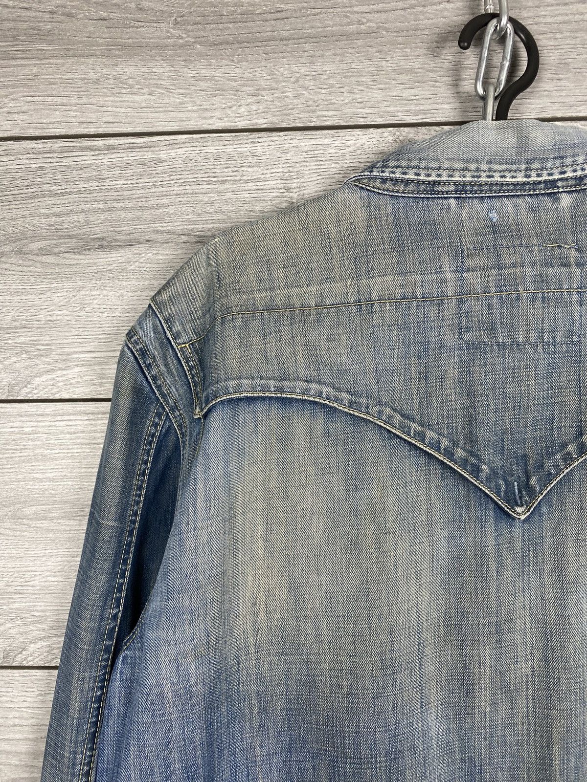 Levi's Mens Vintage Levis Denim Jacket 80s Made in USA Size US L / EU 52-54 / 3 - 14 Thumbnail