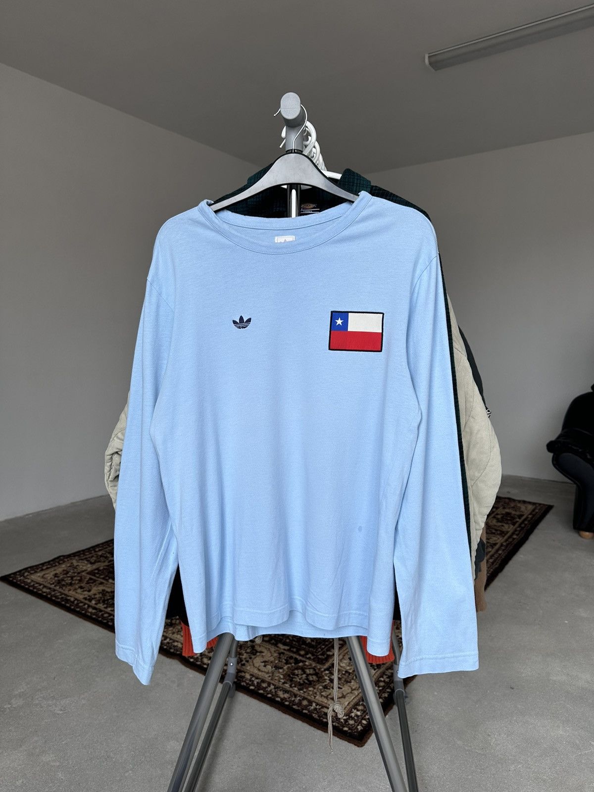 Adidas × Vintage Vintage Adidas Chili Flag Long Sleeve Size US S / EU 44-46 / 1 - 2 Thumbnail