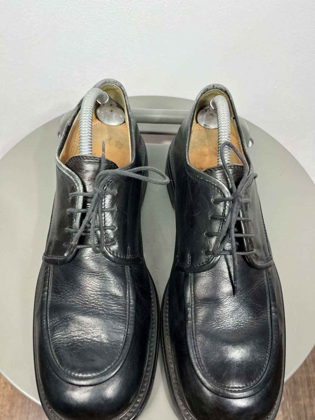 Clarks Clarks Black Leather Derby Shoes Men’s 9.5 Size US 9.5 / EU 42-43 - 13 Thumbnail