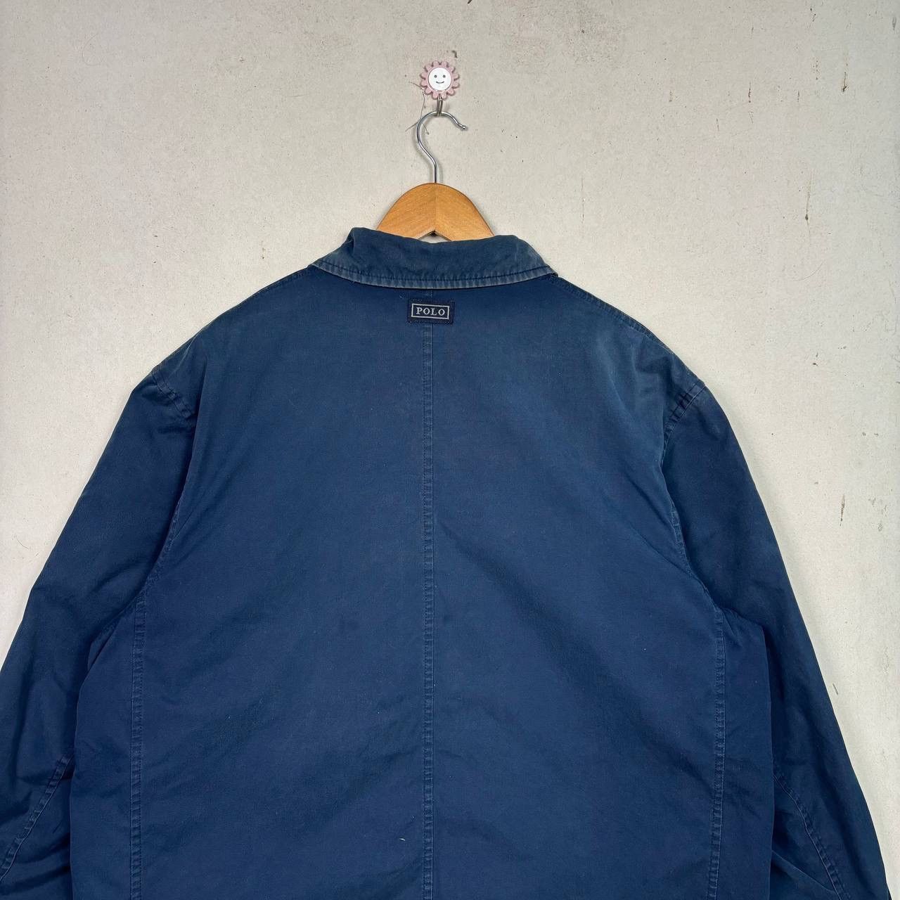 Polo Ralph Lauren Vintage Polo Ralph Lauren Barn Chore Jacket Navy Blue Size US L / EU 52-54 / 3 - 4 Thumbnail