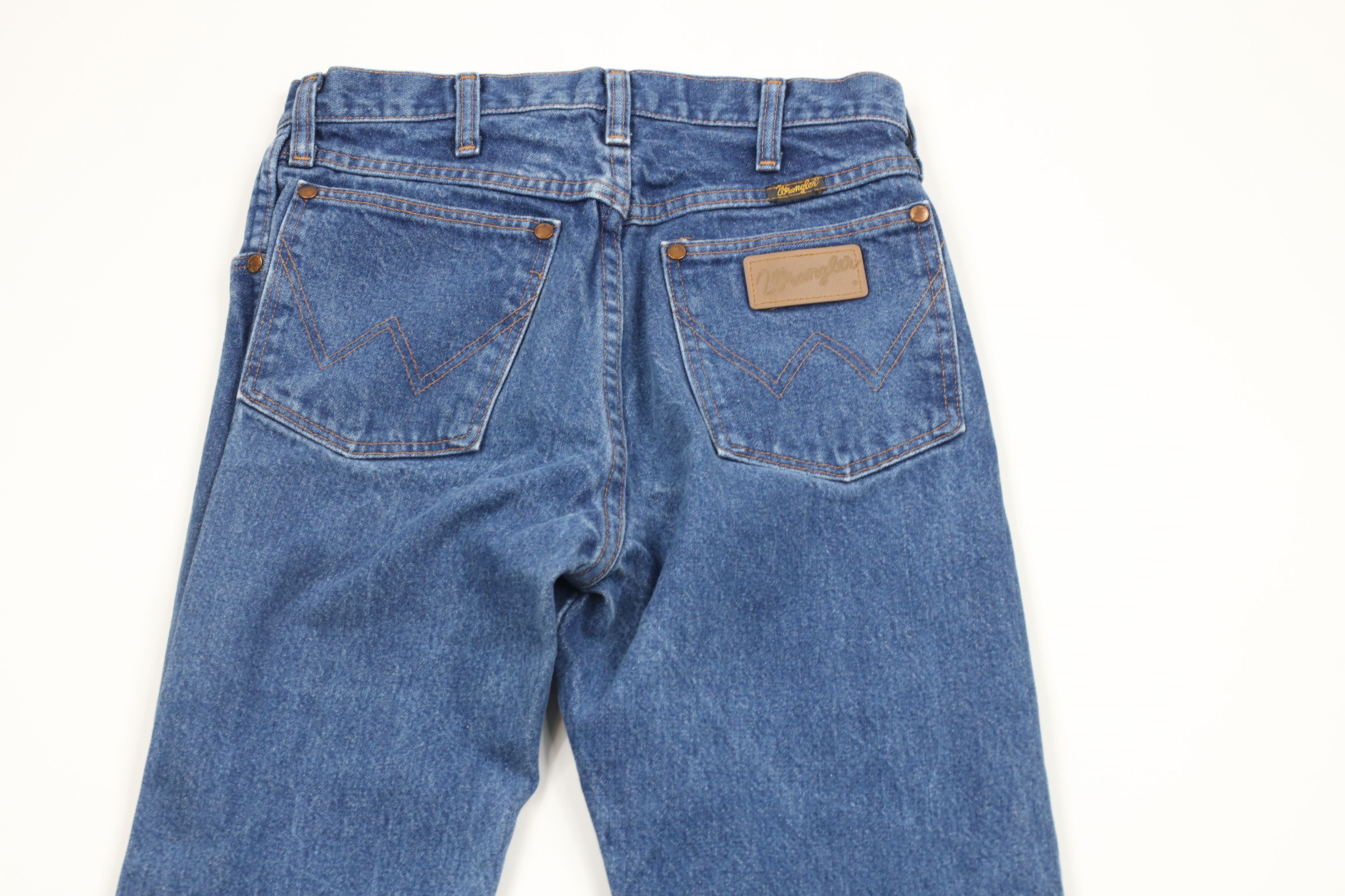 Vintage × Wrangler Vintage 90s Wrangler Flare Bootcut Denim Jeans Blue USA Size US 29 - 10 Thumbnail