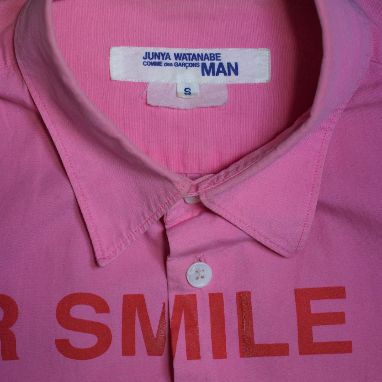 Junya Watanabe AD2001 Junya Watanabe Pink Poem Button Up Size US S / EU 44-46 / 1 - 2 Thumbnail