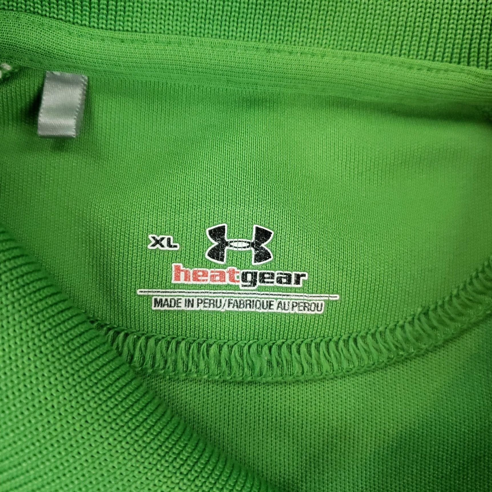 Under Armour Under Armour Mens XL Extra Large Green Golf Polo Heatgear Activewear Size US XL / EU 56 / 4 - 5 Thumbnail