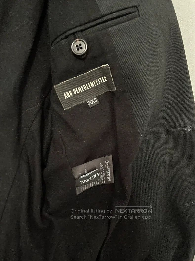 Ann Demeulemeester Ann Demeulemeester Size xxs in a black suit Size XXS / US 00 / IT 34 - 5 Thumbnail
