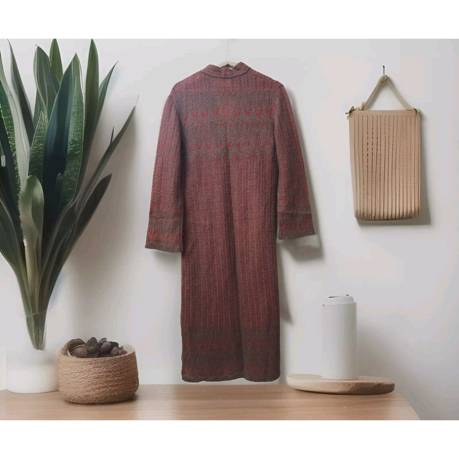Vintage Gai Mattiolo Mohair Wool Long Cardigan Coat One Size Size ONE SIZE - 2 Thumbnail