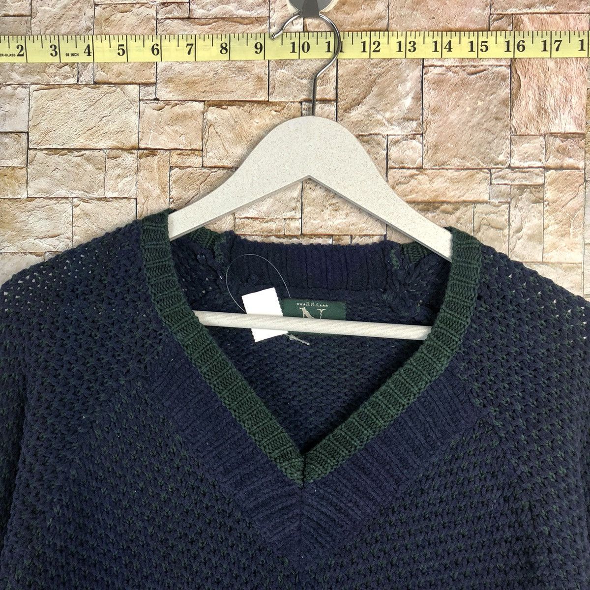Homespun Knitwear × Japanese Brand RNA N Dark Blue Knitwear sweatshirt #A907 Size US S / EU 44-46 / 1 - 4 Thumbnail
